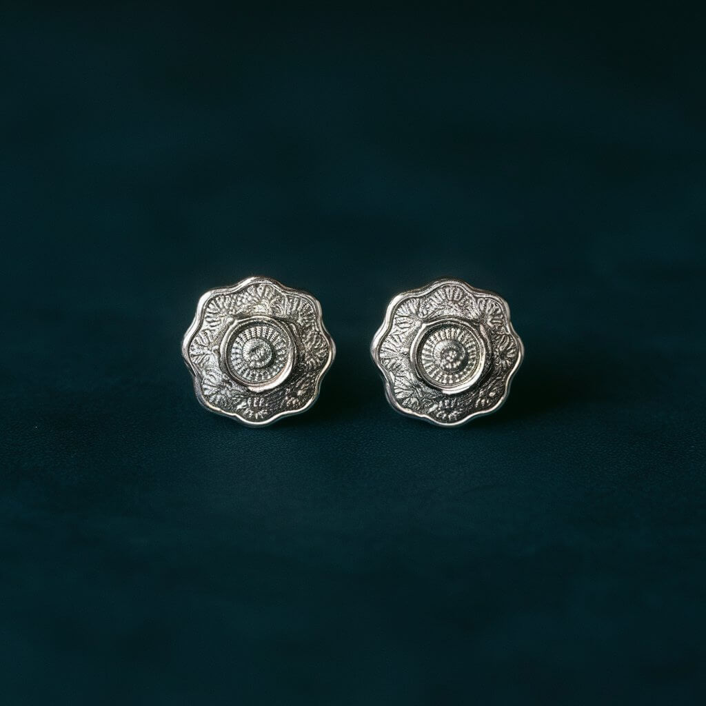 Silver Stud Earrings