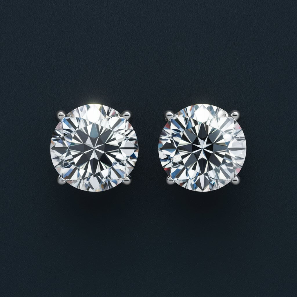 Diamond Stud Earrings